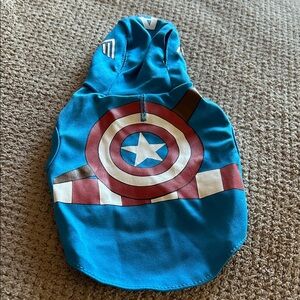 Marvel Blue and Red Superhero Costume Hoodie